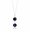 moon and stars mini ituri necklace in silver
