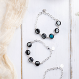 silver link bracelet