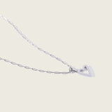 heavenly heart necklace in stainless