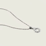 sole necklace in stainless