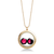 Pink Moon Lovers in the Locket in Gold