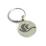 regio keychain in pewter