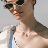 sole necklace in stainless