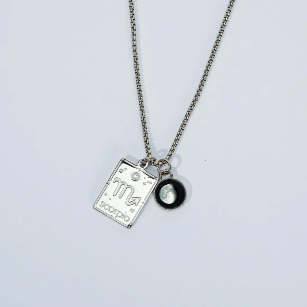 The Oracle Zodiac Card Necklace